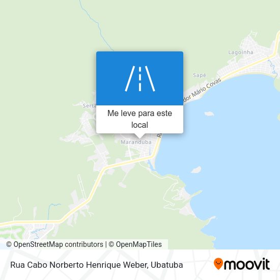 Rua Cabo Norberto Henrique Weber mapa
