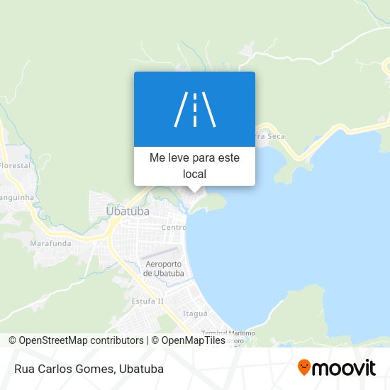 Rua Carlos Gomes mapa