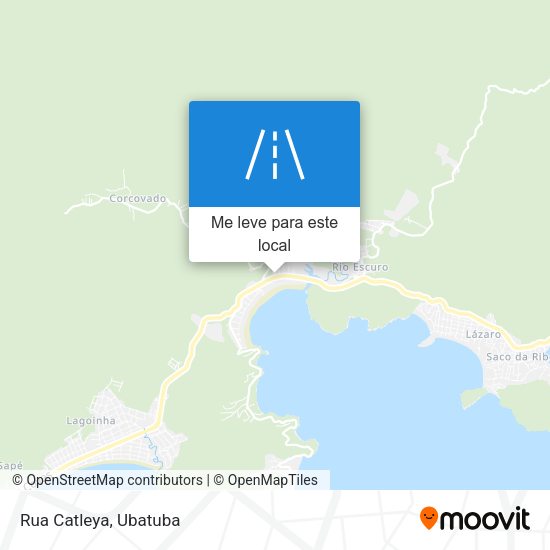 Rua Catleya mapa