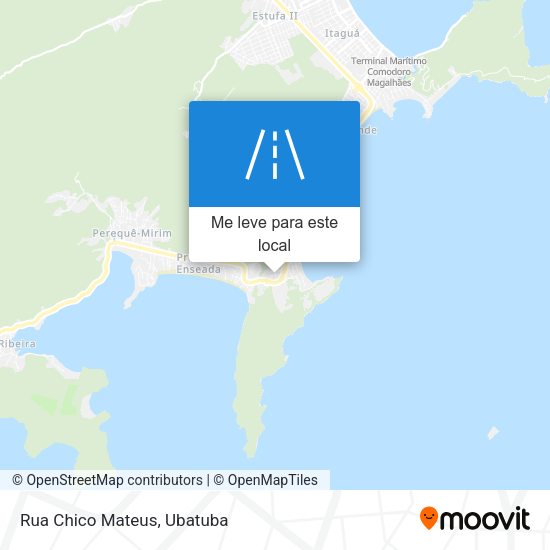 Rua Chico Mateus mapa