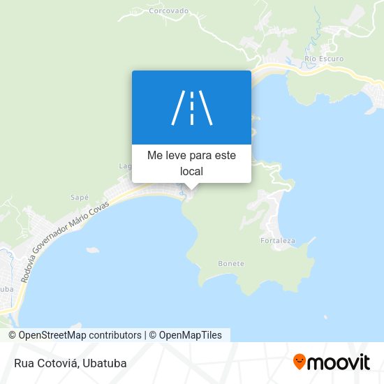 Rua Cotoviá mapa