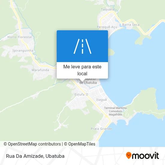 Rua Da Amizade mapa