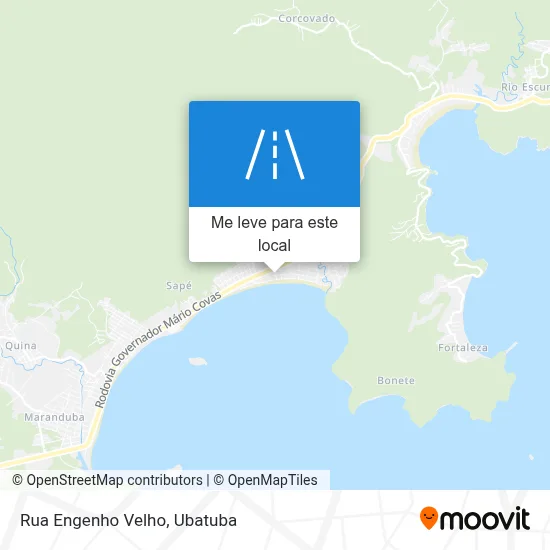 Rua Engenho Velho mapa
