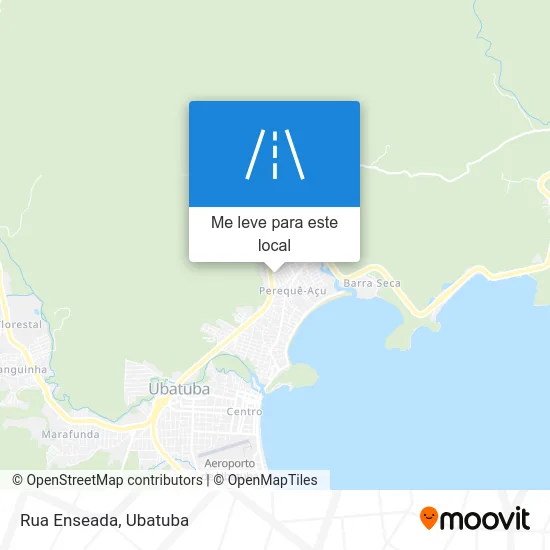 Rua Enseada mapa