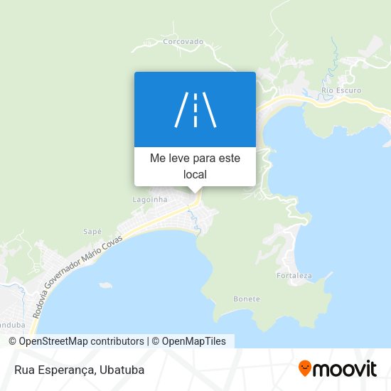 Rua Esperança mapa