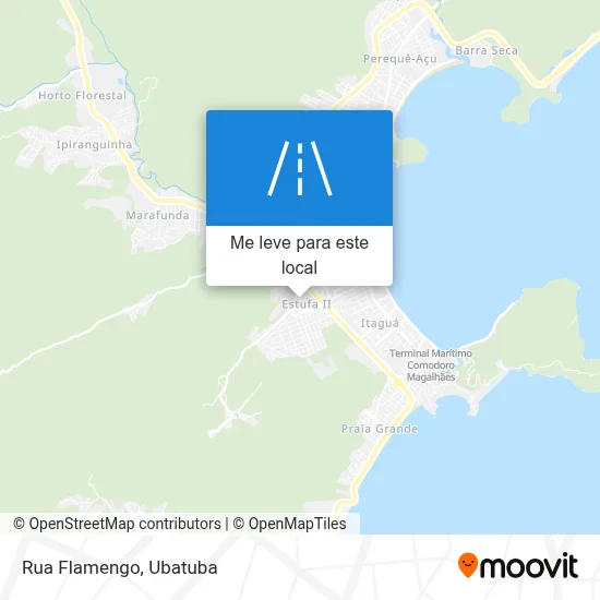 Rua Flamengo mapa