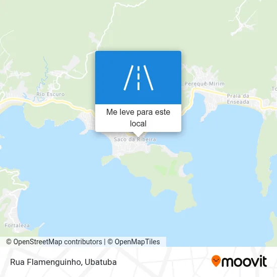 Rua Flamenguinho mapa