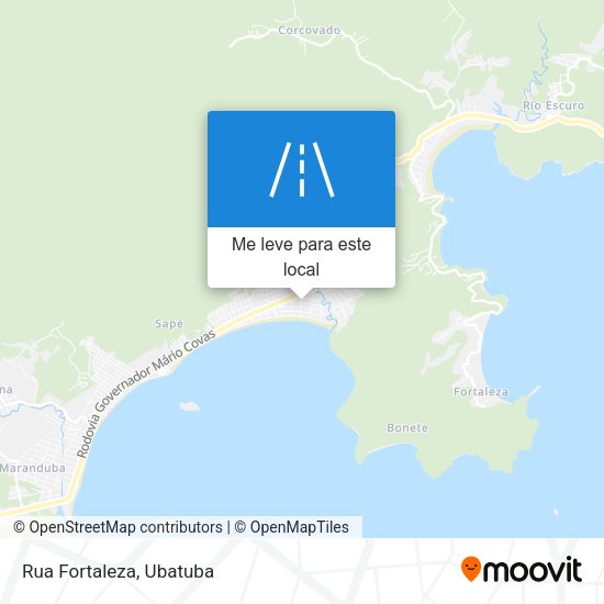 Rua Fortaleza mapa