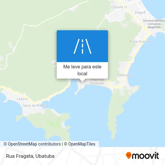 Rua Fragata mapa