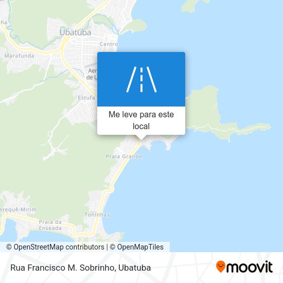 Rua Francisco M. Sobrinho mapa