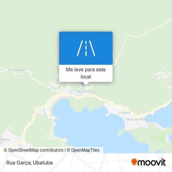 Rua Garça mapa