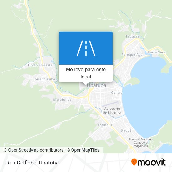 Rua Golfinho mapa