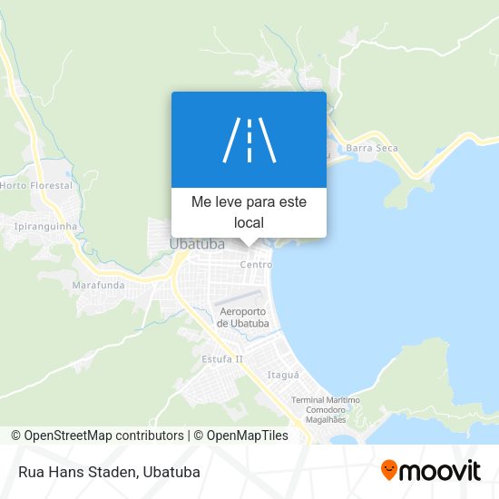 Rua Hans Staden mapa