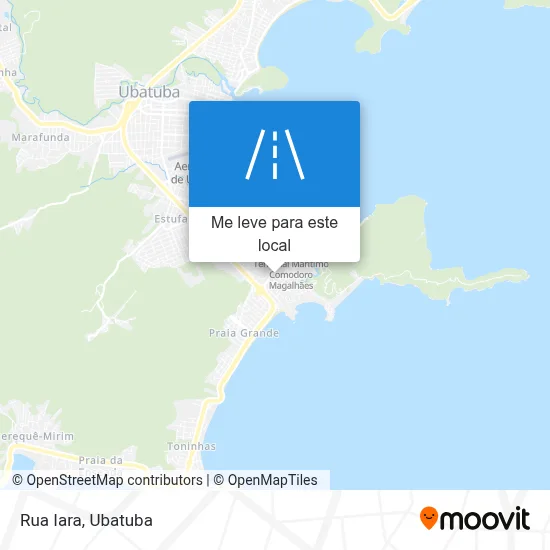 Rua Iara mapa