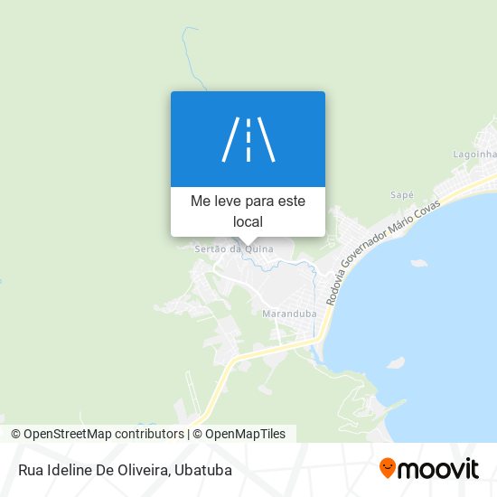 Rua Ideline De Oliveira mapa