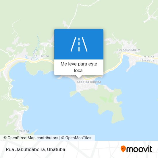 Rua Jabuticabeira mapa