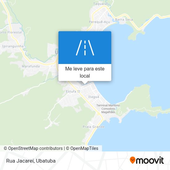 Rua Jacareí mapa