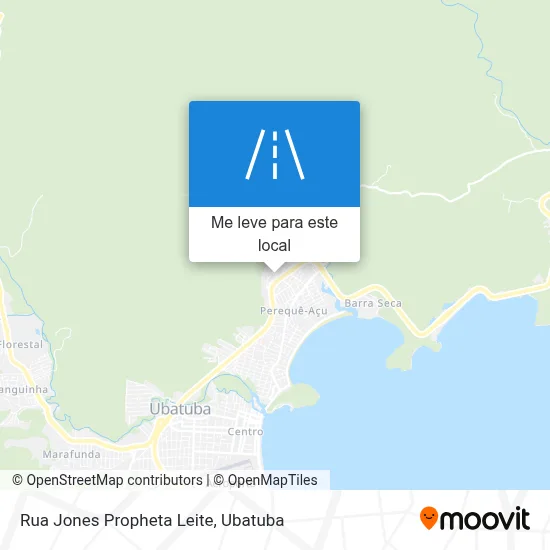 Rua Jones Propheta Leite mapa