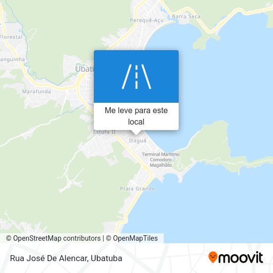 Rua José De Alencar mapa