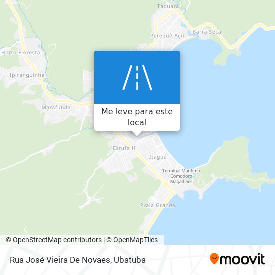 Rua José Vieira De Novaes mapa