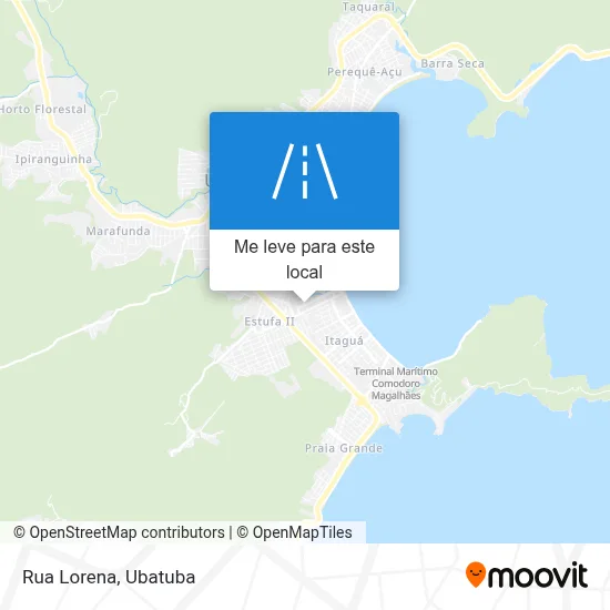 Rua Lorena mapa