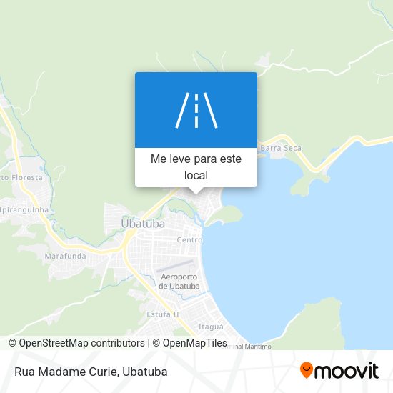Rua Madame Curie mapa