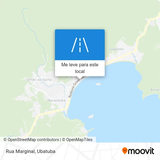 Rua Marginal mapa