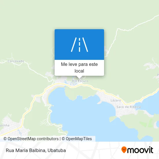 Rua Maria Balbina mapa
