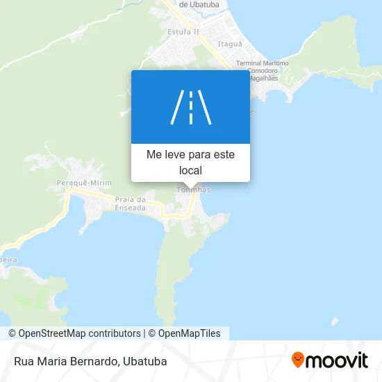 Rua Maria Bernardo mapa