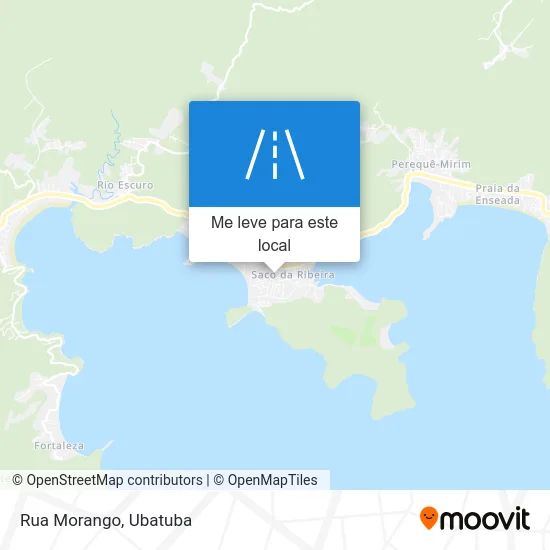 Rua Morango mapa