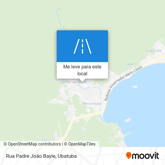 Rua Padre João Bayle mapa