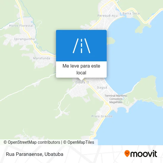 Rua Paranaense mapa