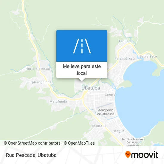 Rua Pescada mapa