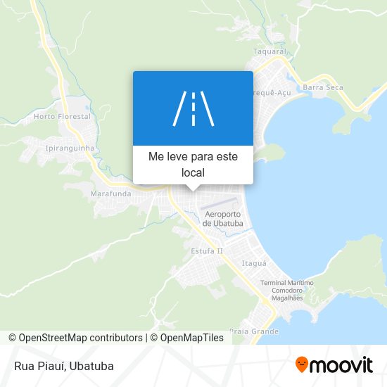 Rua Piauí mapa