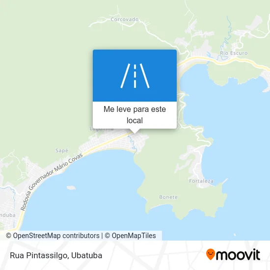 Rua Pintassilgo mapa