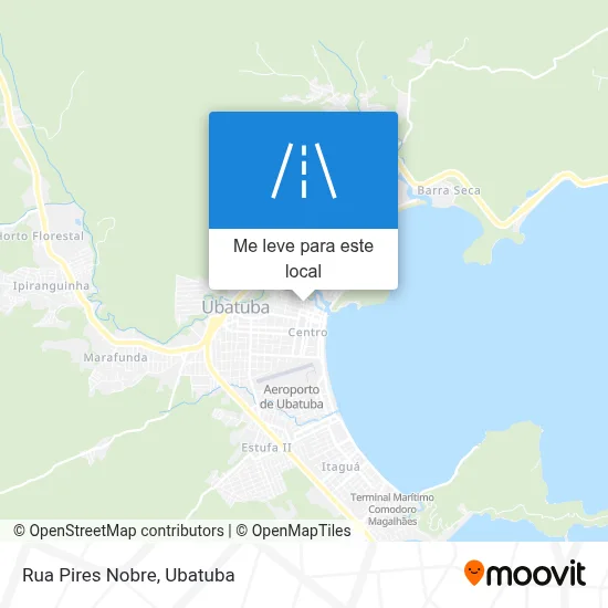 Rua Pires Nobre mapa