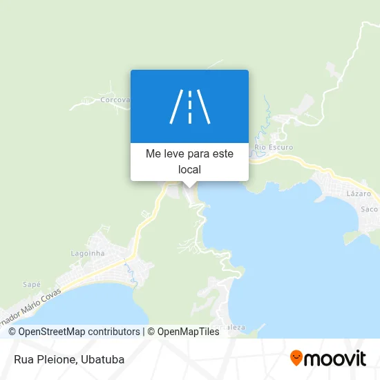 Rua Pleione mapa
