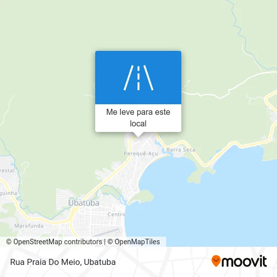 Rua Praia Do Meio mapa
