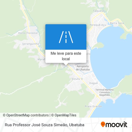 Rua Professor José Souza Simeão mapa