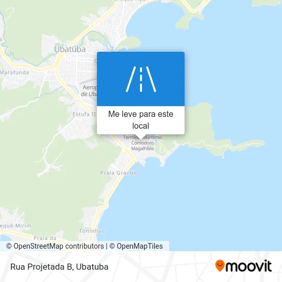 Rua Projetada B mapa