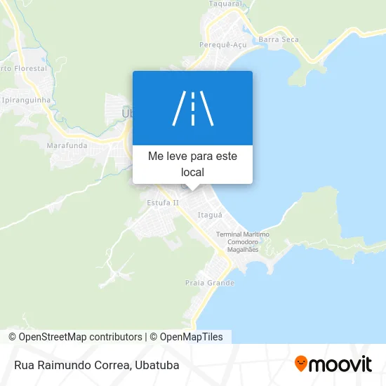 Rua Raimundo Correa mapa
