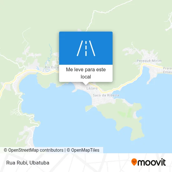 Rua Rubi mapa
