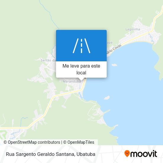 Rua Sargento Geraldo Santana mapa