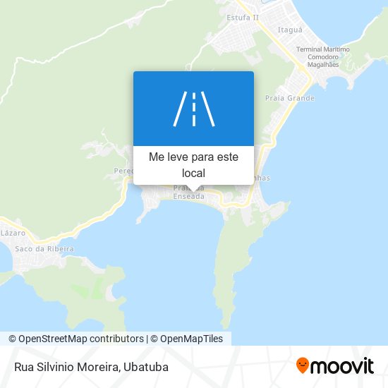 Rua Silvinio Moreira mapa