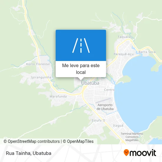 Rua Tainha mapa