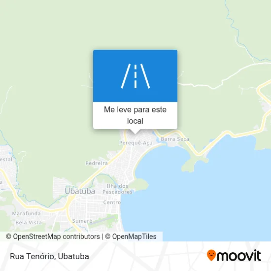 Rua Tenório mapa