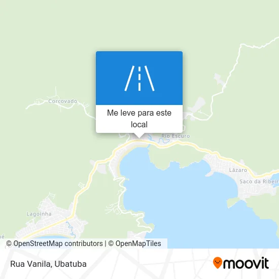 Rua Vanila mapa
