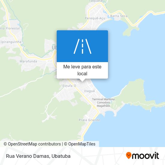 Rua Verano Damas mapa
