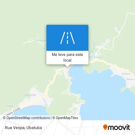 Rua Vespa mapa