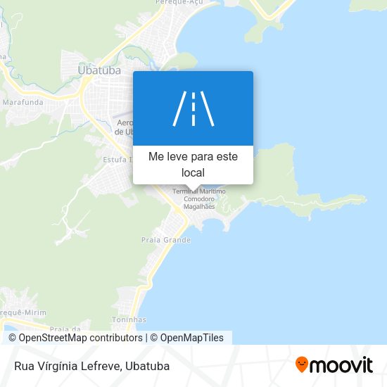 Rua Vírgínia Lefreve mapa